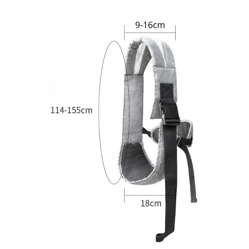 Porte bébé latéral en coton - Tibou Voyage