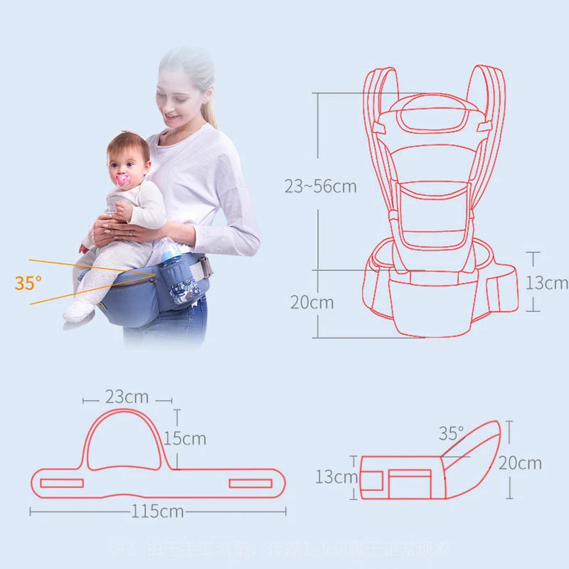 Sac à dos porte-bébé ergonomique - Tibou Voyage
